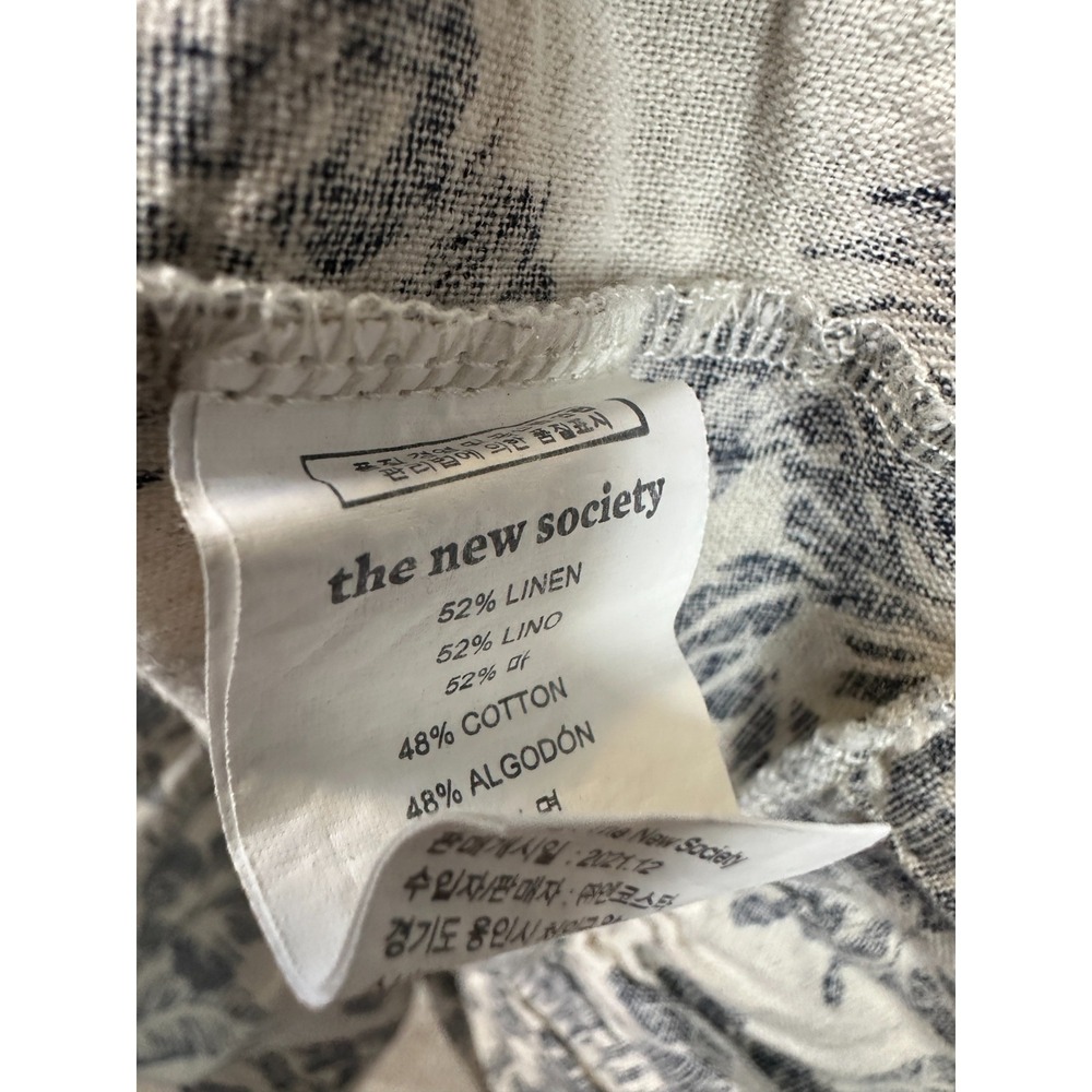 The New Society Girls Floral Hibiscus Dress Size 16y Teen Youth Boho Linen Blend - Picture 7 of 16